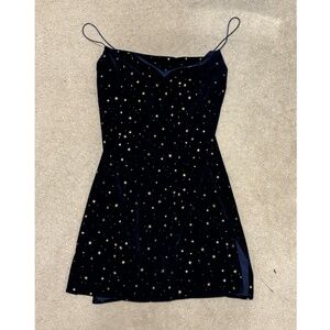 SEE PICS Size M Starry Night Blue Minidress + Lingerie Lot